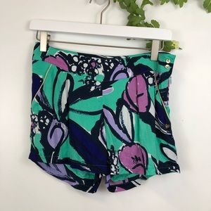 Catimi | Floral print viscose shorts, size 12